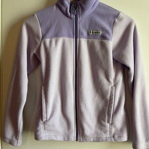 Columbia Light Purple Kids Fleece Jacket